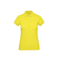 B&C PW440 polo marškinėliai moterims, geltona (Solar Yellow)