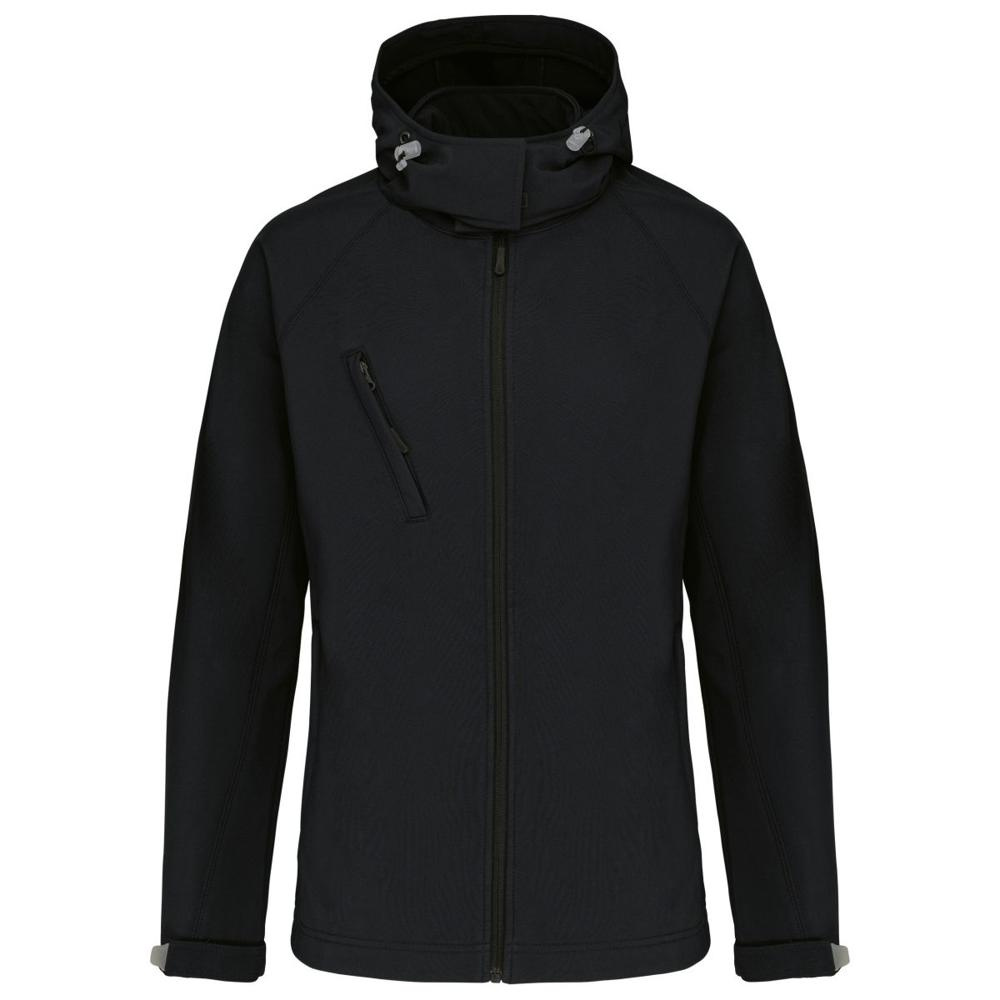 Kariban K414 softshell striukė moterims - juoda, S (1)
