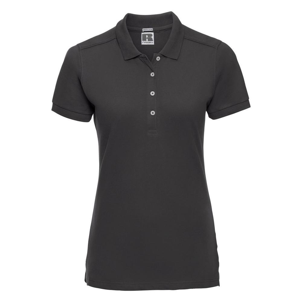 Russell 566F polo marškinėliai moterims - juoda, XS (1)