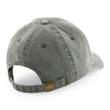 Beechfield B655 kepuraitė su snapeliu - alyvuogių žalia (Vintage Olive) (3)