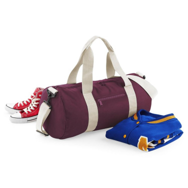 BagBase BG140 sportinis krepšys - bordo / pieno balta (Off White) (3)