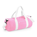 BagBase BG140 sportinis krepšys, rožinė (Classic Pink) / balta