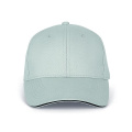 Kariban KP011 kepuraitė su snapeliu, pilka (Snow Grey) / tamsiai pilka
