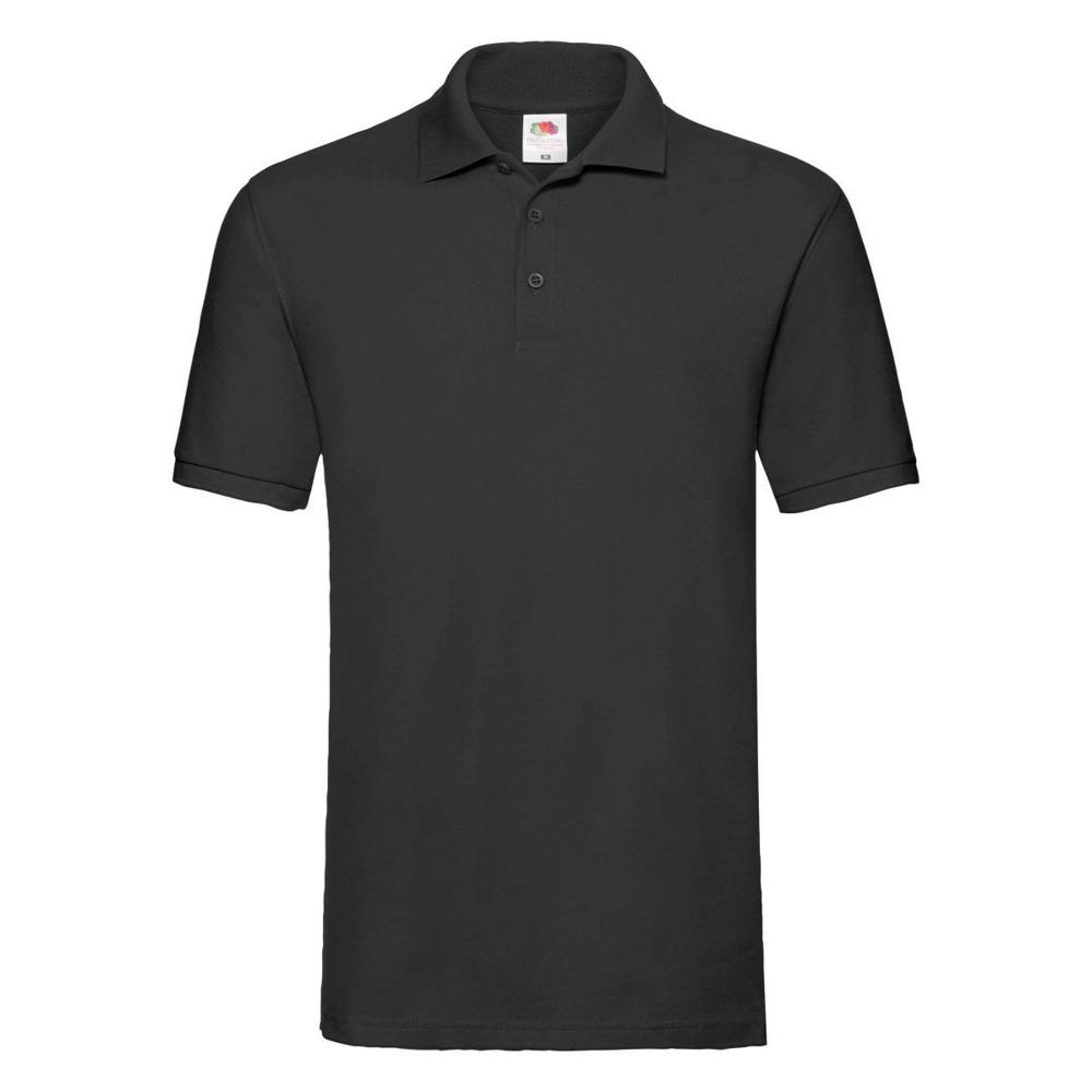 Fruit of the Loom 63-218-0 polo marškinėliai - juoda, S (1)