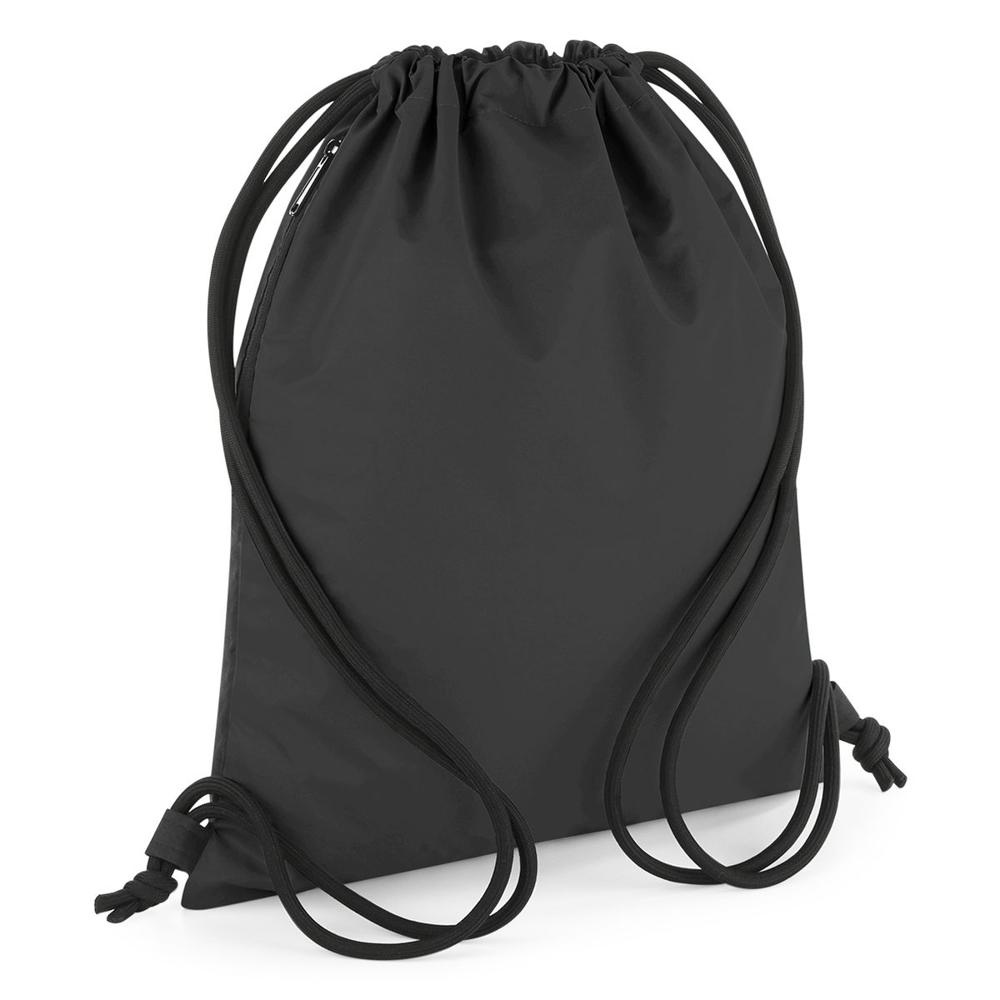 BagBase BG137 sportinis maišelis - šviesą atspindinti juoda (Black Reflective)