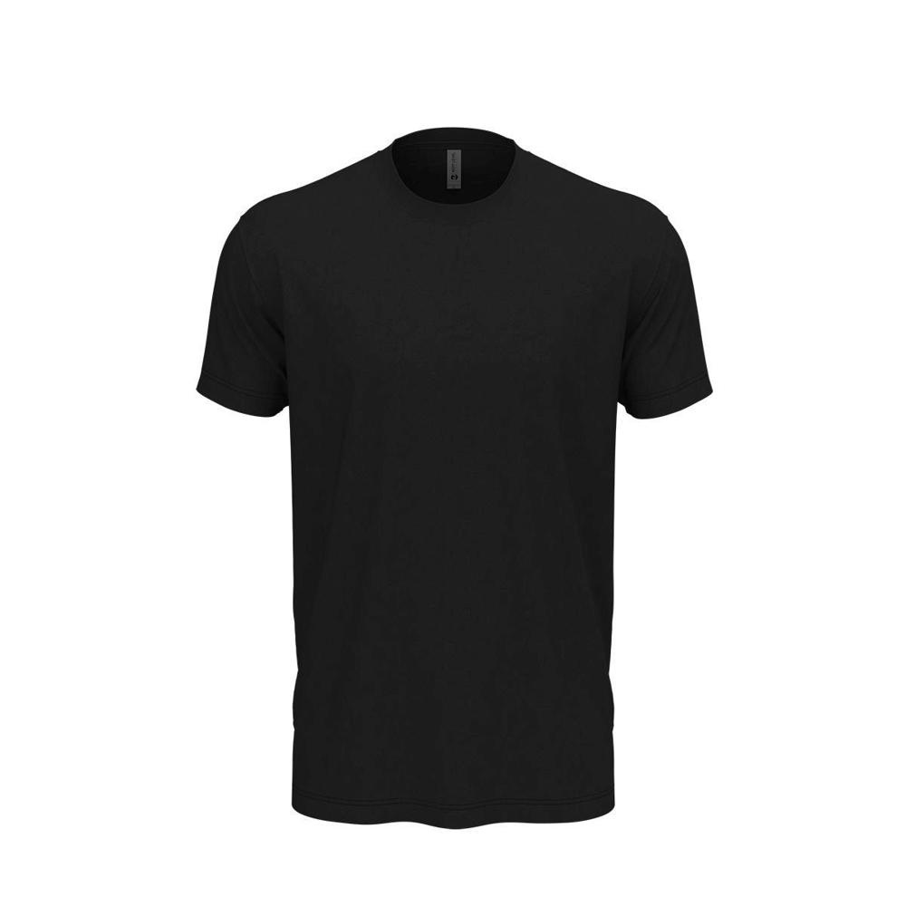 Next Level N3600 unisex marškinėliai, 145 g/m² - juoda, XS