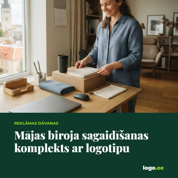 Mājas biroja sagaidīšanas komplekts ar logotipu: kā izvēlēties