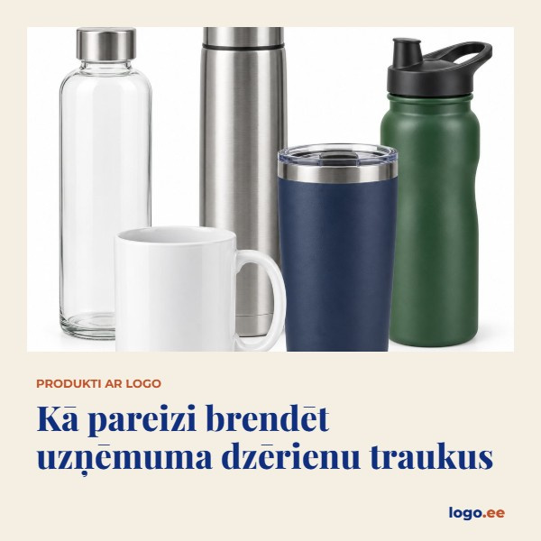 Kā pareizi brendēt uzņēmuma dzērienu traukus
