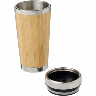 Bambus 450 ml termokrūze ar bambusa virsmu – detaļas skats 7