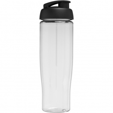 H2O Active® Tempo 700 ml sporta pudele ar atveramu vāciņu, Caurspīdīgs / melns – detaļas skats 3