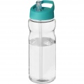H2O Active® Base 650 ml sporta pudele ar snīpja vāku, Caurspīdīgs / Aqua zils