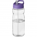 H2O Active® Base 650 ml sporta pudele ar snīpja vāku, Caurspīdīgs / violets
