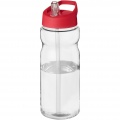 H2O Active® Base 650 ml sporta pudele ar snīpja vāku, Caurspīdīgs / Sarkans