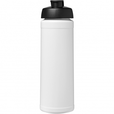Baseline® Plus 750 ml sporta pudele ar atvāžamu vāku, Balts / pilnīgi melns – detaļas skats 2