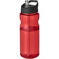 H2O Active® Eco Base 650 ml sporta pudele ar snīpa vāciņu, Sarkans / vienkrāsains melns