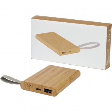 Tulda 5000 mAh bambusa ārējais akumulators – detaļas skats 6