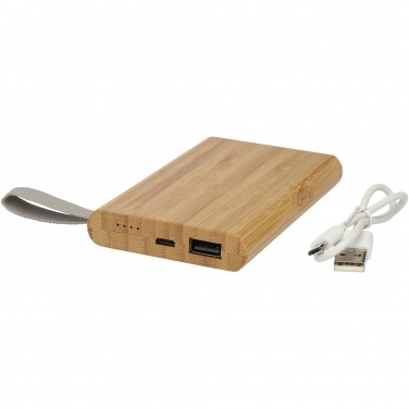 Tulda 5000 mAh bambusa ārējais akumulators – detaļas skats 7