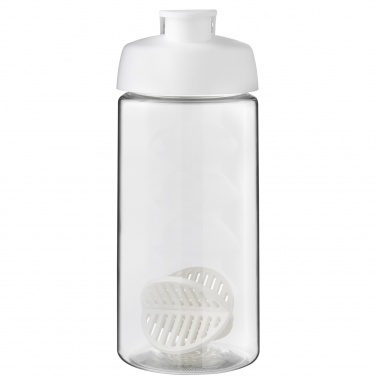 H2O Active® Bop 500 ml šeikera pudele, Balts / Caurspīdīgs – detaļas skats 2