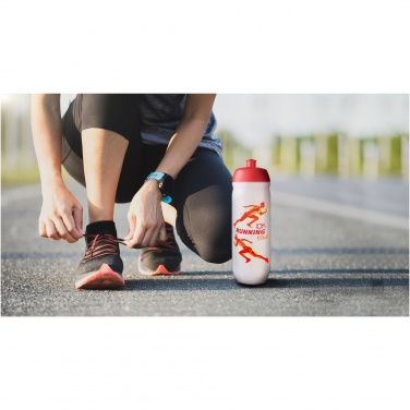 HydroFlex™ Clear 750 ml saspiežama sporta pudele, Balts / matēti caurspīdīgs – detaļas skats 3