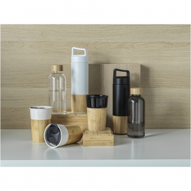 Logotrade dāvanas foto: Pereira 320 ml porcelāna krūze ar bambusa ārējo sienu