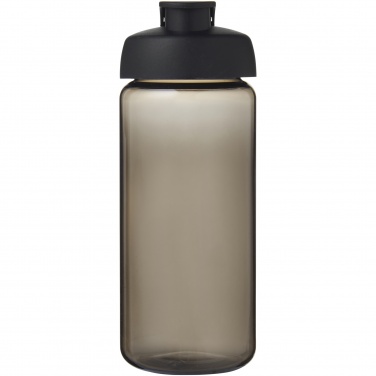 H2O Active® Octave Tritan™ 600 ml sporta pudele ar atveramu vāciņu, Ogļu pelēks / melns – detaļas skats 2