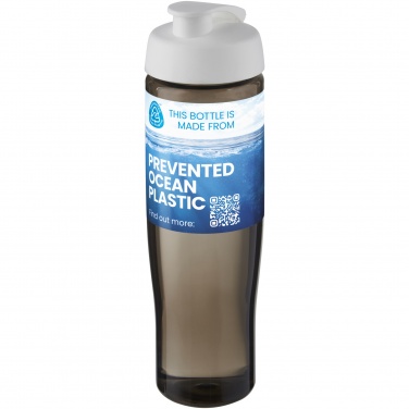 H2O Active® Eco Tempo 700 ml sporta pudele ar atveramu vāciņu, Balts / ogļu pelēks – detaļas skats 3