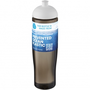 H2O Active® Eco Tempo 700 ml sporta pudele ar kupolveida vāciņu, Balts / ogļu pelēks – detaļas skats 3
