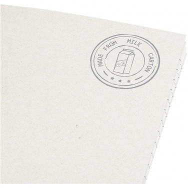 Logotrade logo dāvanas foto: Dairy Dream A5 izmēra atsauces otrreizējās pārstrādes piena kastītes cahier piezīmju grāmatiņa