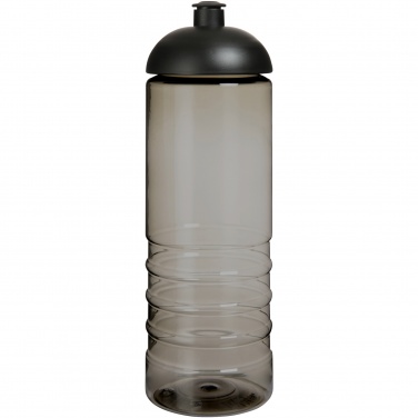 H2O Active® Eco Treble 750 ml kupola vāka sporta pudele , Kokogles / vienkrāsains melns – detaļas skats 2
