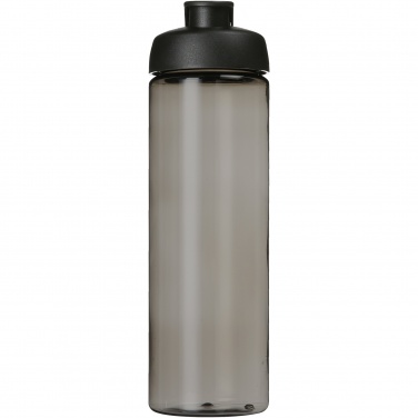 H2O Active® Eco Vibe 850 ml sporta pudele ar pārslēdzamu vāku, Kokogles / vienkrāsains melns – detaļas skats 2