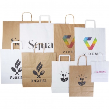Logotrade dāvanas foto: Kraftpapīra maisiņu paraugu kaste