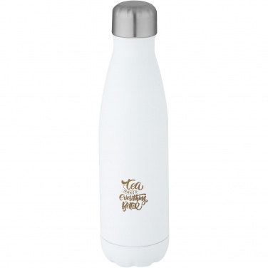 Logotrade korporatīvās dāvanas foto: Cove 500 ml RCS sertificēta pārstrādāta nerūsējošā tērauda pudele ar vakuuma izolāciju 