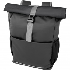 Aqua 15" GRS otrreizējās pārstrādes ūdensizturīgs roll-top velosipēda soma 20L