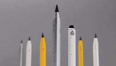 Eon RCS pārstrādāta alumīnija bezgalības daudzuzdevumu pildspalva, produkta lietojuma attēls