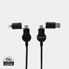 Oakland RCS pārstrādāta plastmasas 6-in-1 ātrās uzlādes 45W kabelis