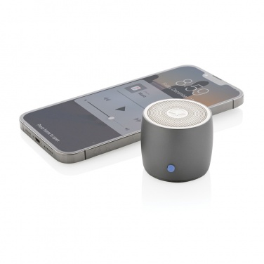 Logotrade logo dāvanas foto: Swiss Peak RCS pārstrādāta alumīnija 3W basu skaļrunis