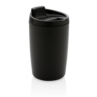 GRS pārstrādāta PP krūze ar atveramu vāku, 300 ml, melna – detaļas skats 7