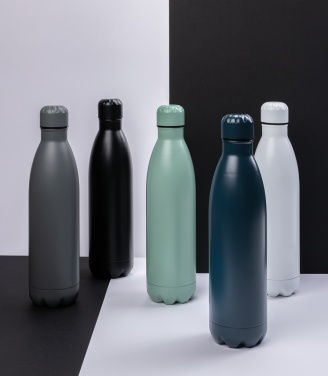 Logotrade Ideja dāvanas foto: Vienkrāsaina nerūsējošā tērauda vakuuma pudele 750ml