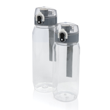 Yide hermētiska slēdzama ūdens pudele no RCS pārstrādātas PET 600 ml, caurspīdīgs – detaļas skats 8