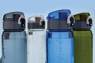 Yide hermētiska slēdzama ūdens pudele no RCS pārstrādātas PET 600 ml, caurspīdīgs – detaļas skats 10