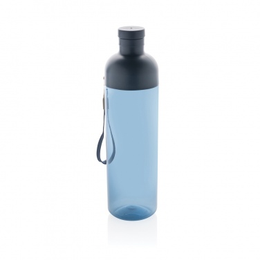 Impact necaurlaidīga ūdens pudele no RCS pārstrādātas PET 600 ml, tumši zils – detaļas skats 2