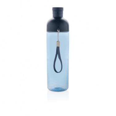 Impact necaurlaidīga ūdens pudele no RCS pārstrādātas PET 600 ml, tumši zils – detaļas skats 5