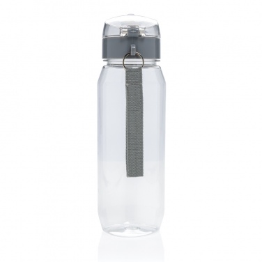 Yide hermētiska slēdzama ūdens pudele no RCS pārstrādātas PET 800 ml, caurspīdīgs – detaļas skats 5