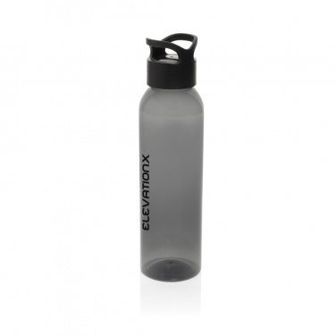 Oasis ūdens pudele no RCS pārstrādātas PET 650 ml, melns – detaļas skats 5