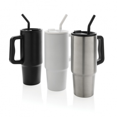 Embrace deluxe RCS pārstrādāta nerūsējošā tērauda termokrūze, 900 ml, melna – detaļas skats 13