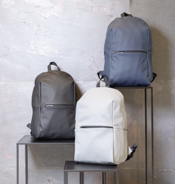 Logotrade korporatīvās dāvanas foto: Gluda PU 15,6" klēpjdatora mugursoma