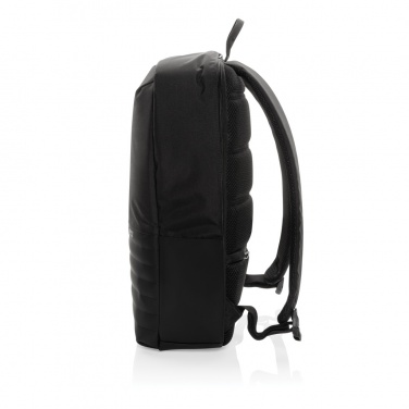Swiss Peak AWARE™ RFID pretaizdzīšanas 15,6 collu klēpjdatora mugursoma, detaļas skats, melns (2)