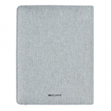 Logotrade biznesa dāvanas foto: Air 5W bezvadu uzlādes piezīmjdators ar 5000mAh jaudas banku