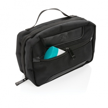 Logotrade dāvanas foto: Swiss Peak AWARE™ RPET Voyager tualetes piederumu soma
