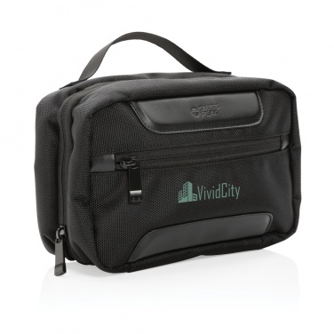 Logotrade logo dāvanas foto: Swiss Peak AWARE™ RPET Voyager tualetes piederumu soma